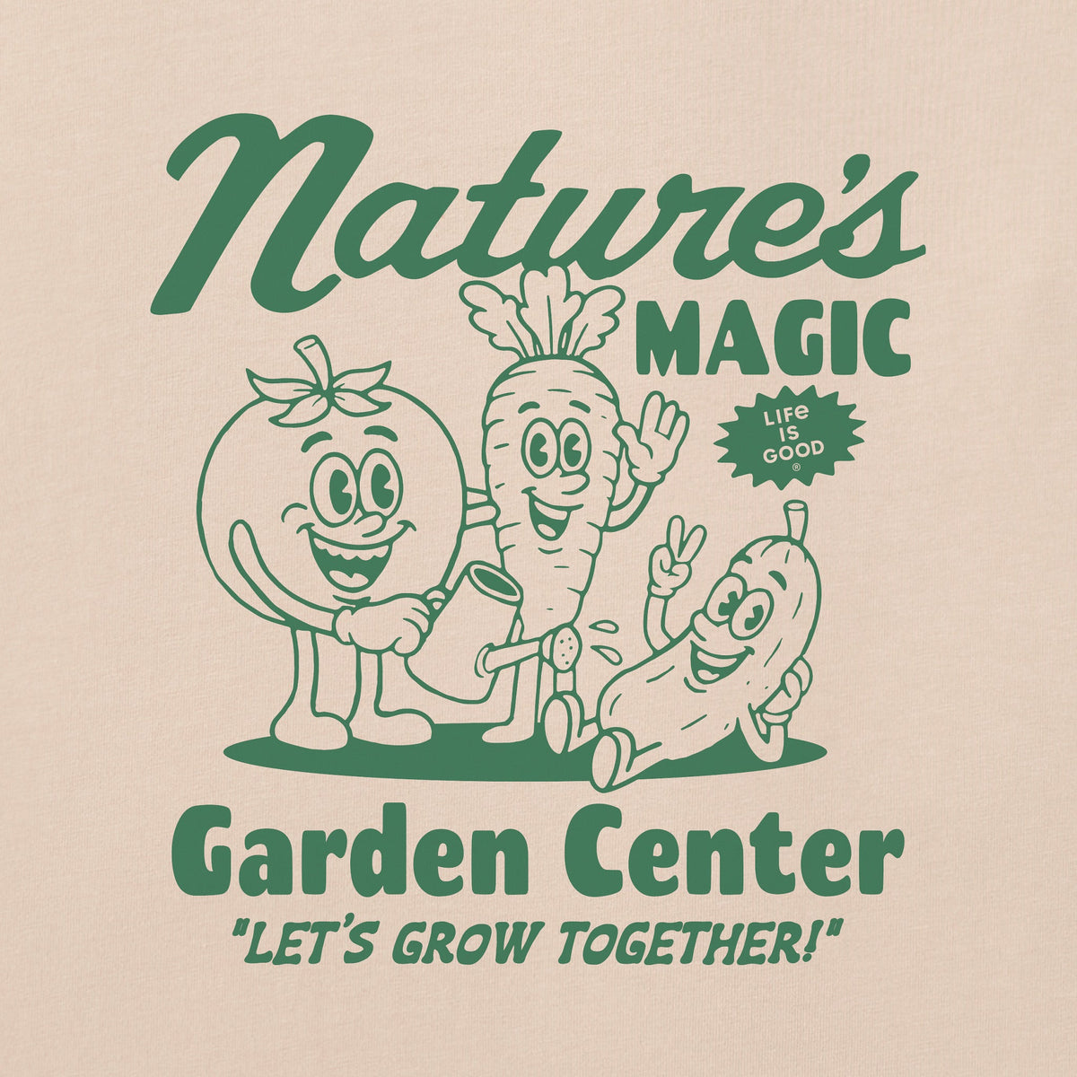 Men's Nature's Magic Garden Center Short Sleeve Oversized product image 2