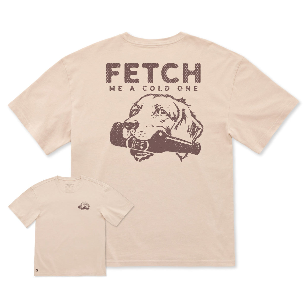 Men's Fetch Me a Cold One Short Sleeve Oversized Crusher Tee product image 1