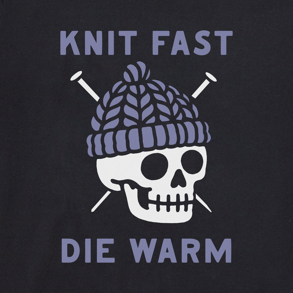 Women's Knit Fast Die Warm Skeleton Short Sleeve Oversized Crusher Tee