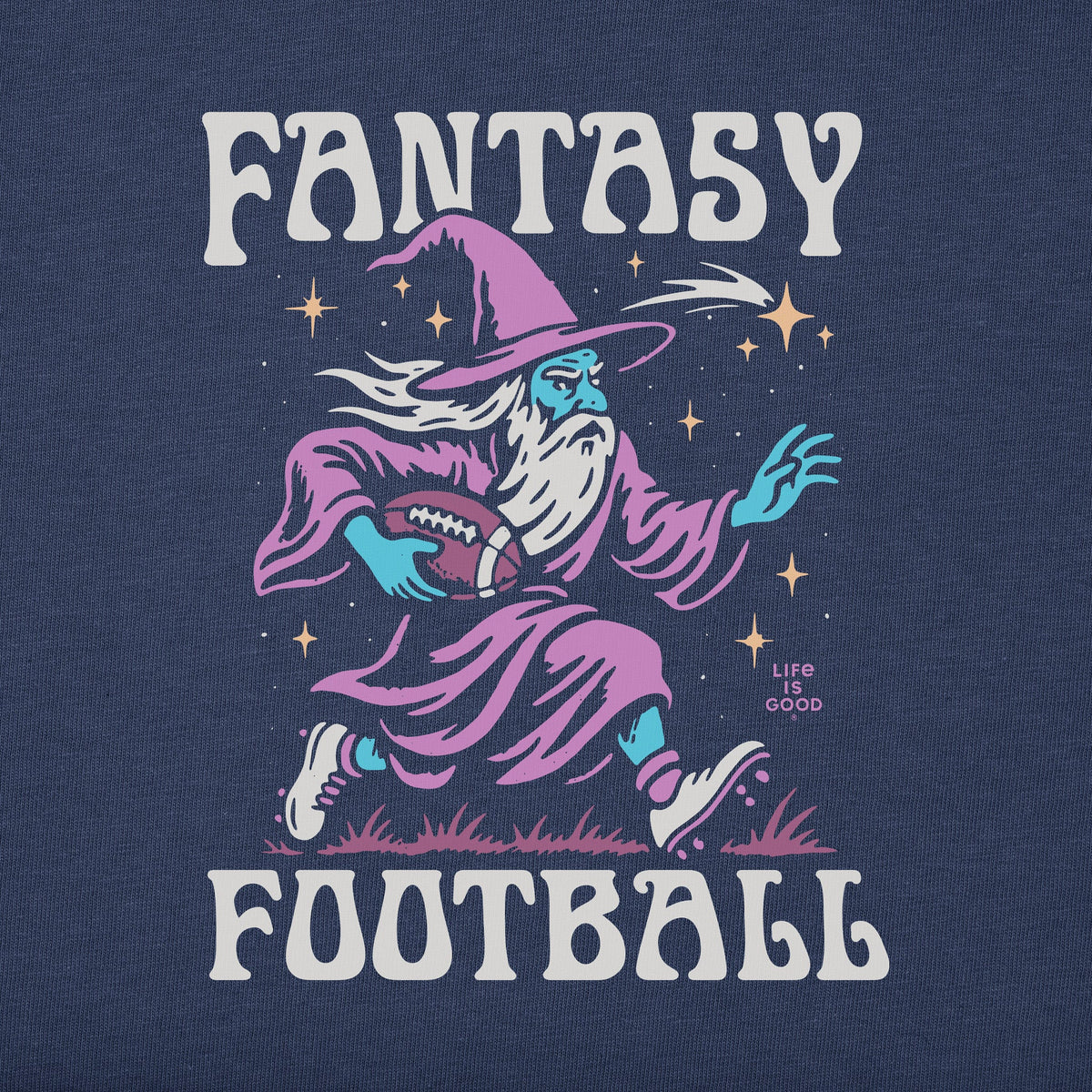 Men's Fantasy Football Wizard Short Sleeve Oversized product image 2