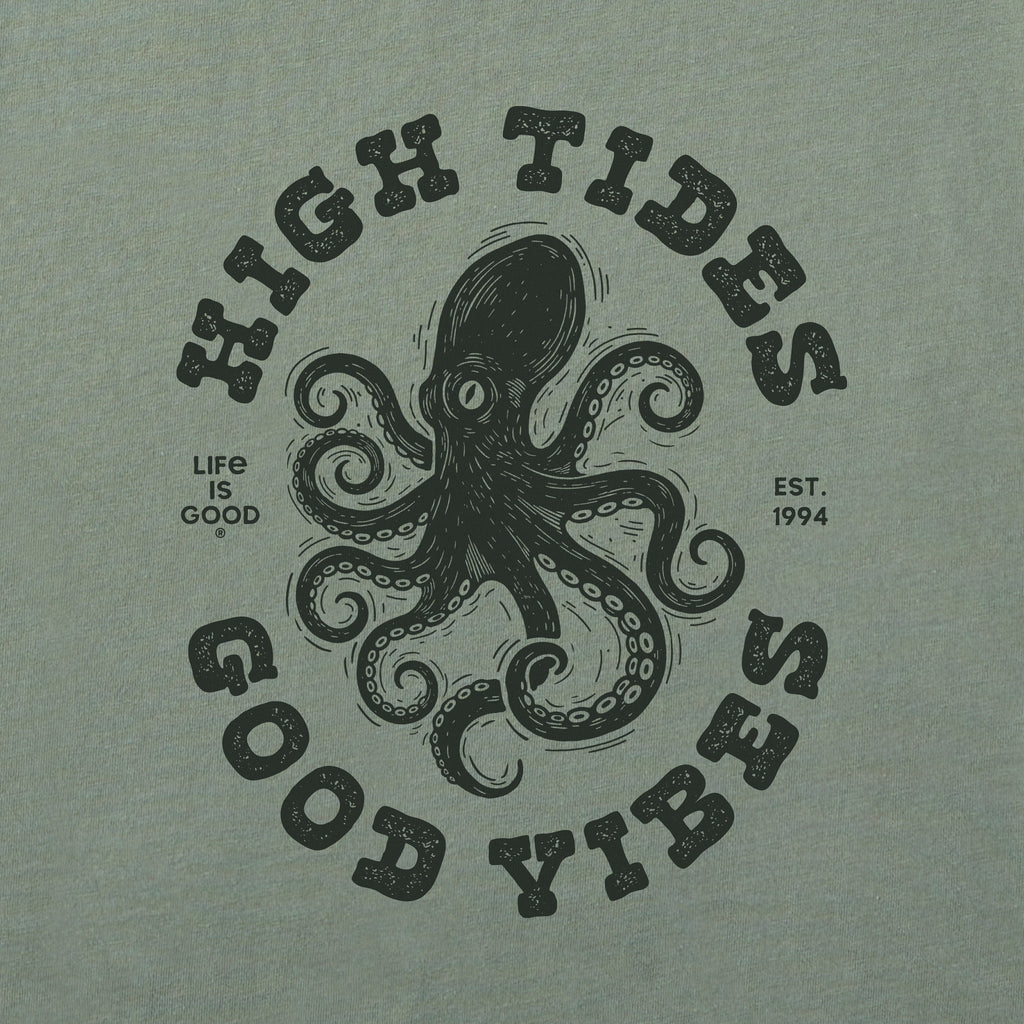 Men's High Tides Good Vibes Short Sleeve Oversized Crusher product image 2