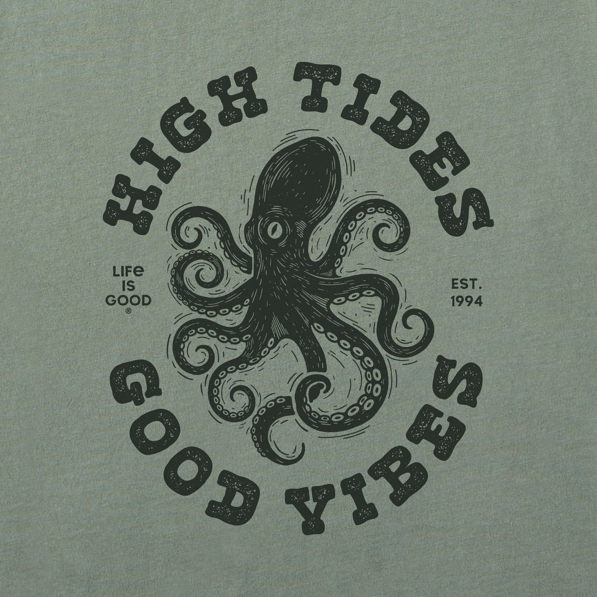 Men's High Tides Good Vibes Short Sleeve Oversized Crusher product image 2