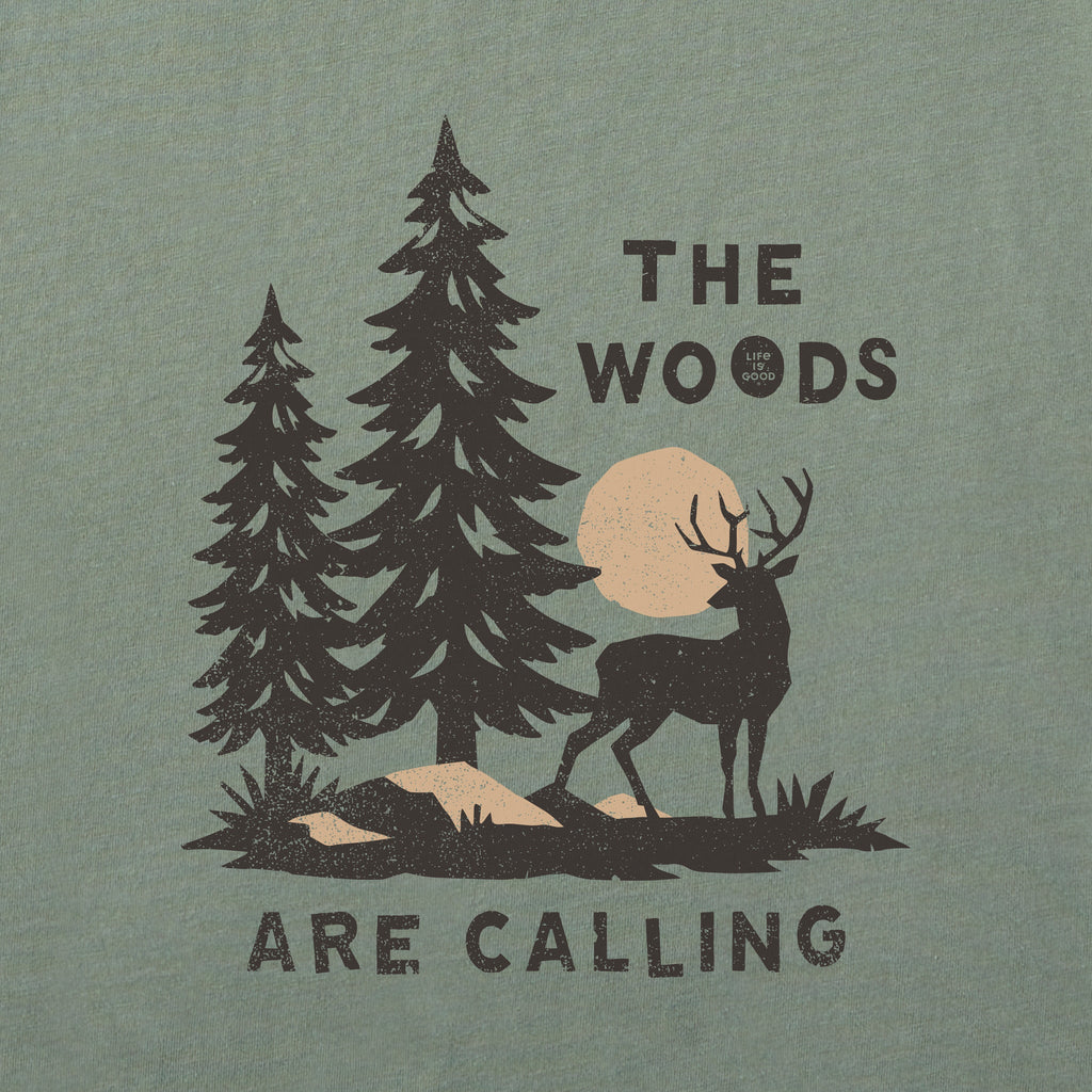 Men's The Woods are Calling Short Sleeve Oversized Crusher product image 2