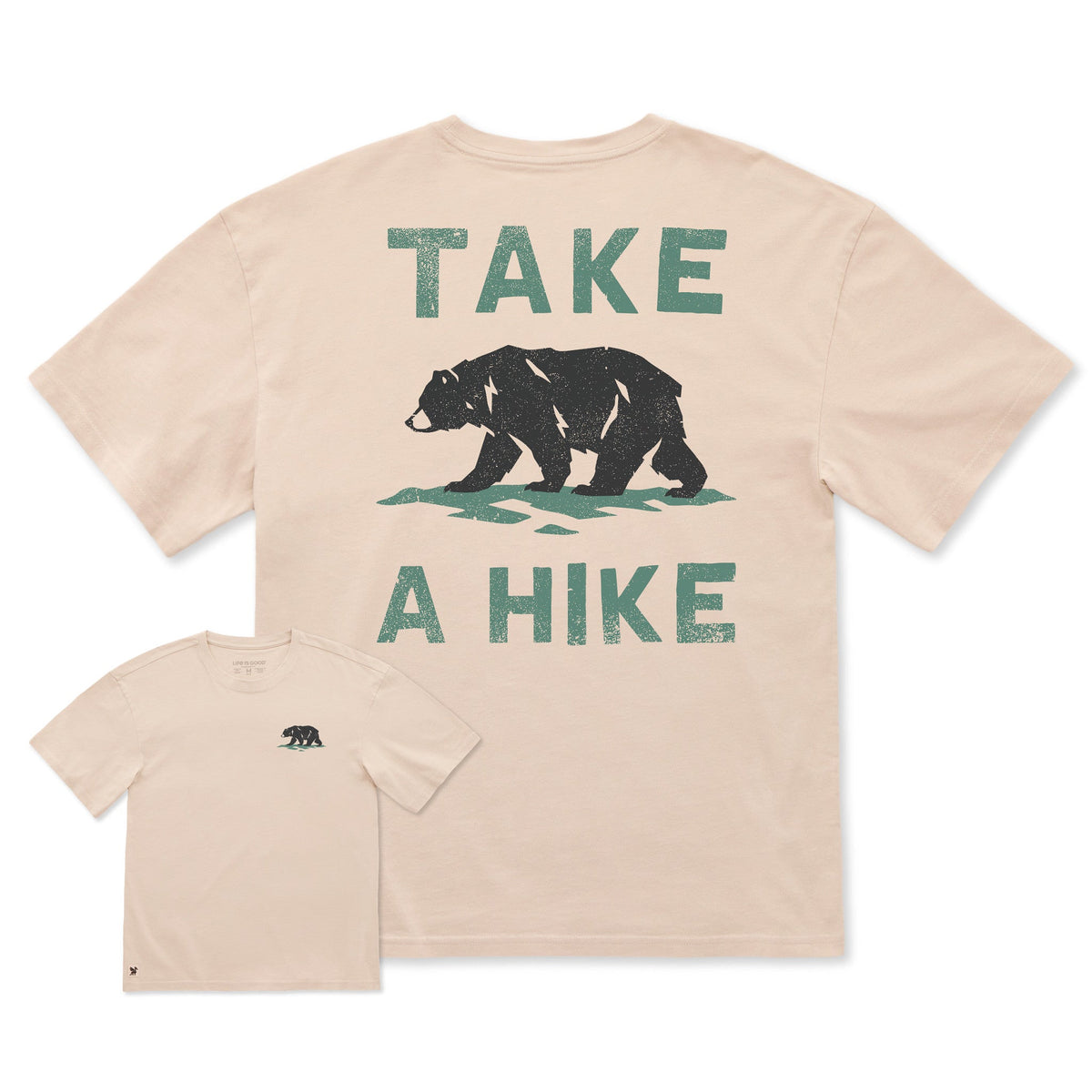 Men's Take a Hike Roaming Bear Short Sleeve Oversized product image 1