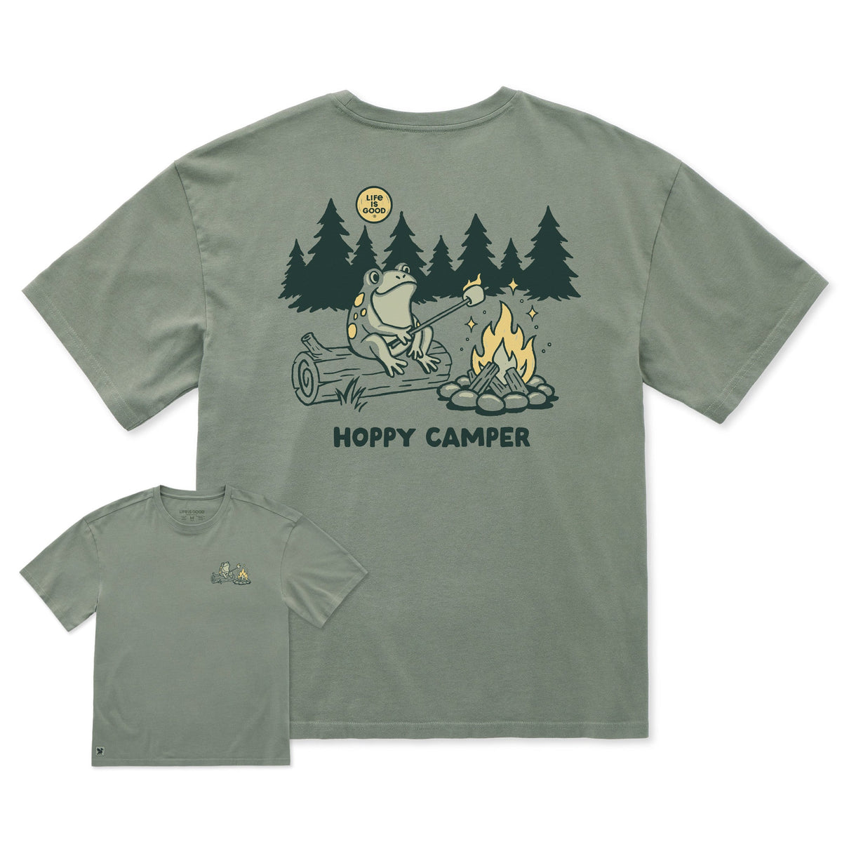 Men's Hoppy Camper Short Sleeve Oversized Crusher Tee product image 1