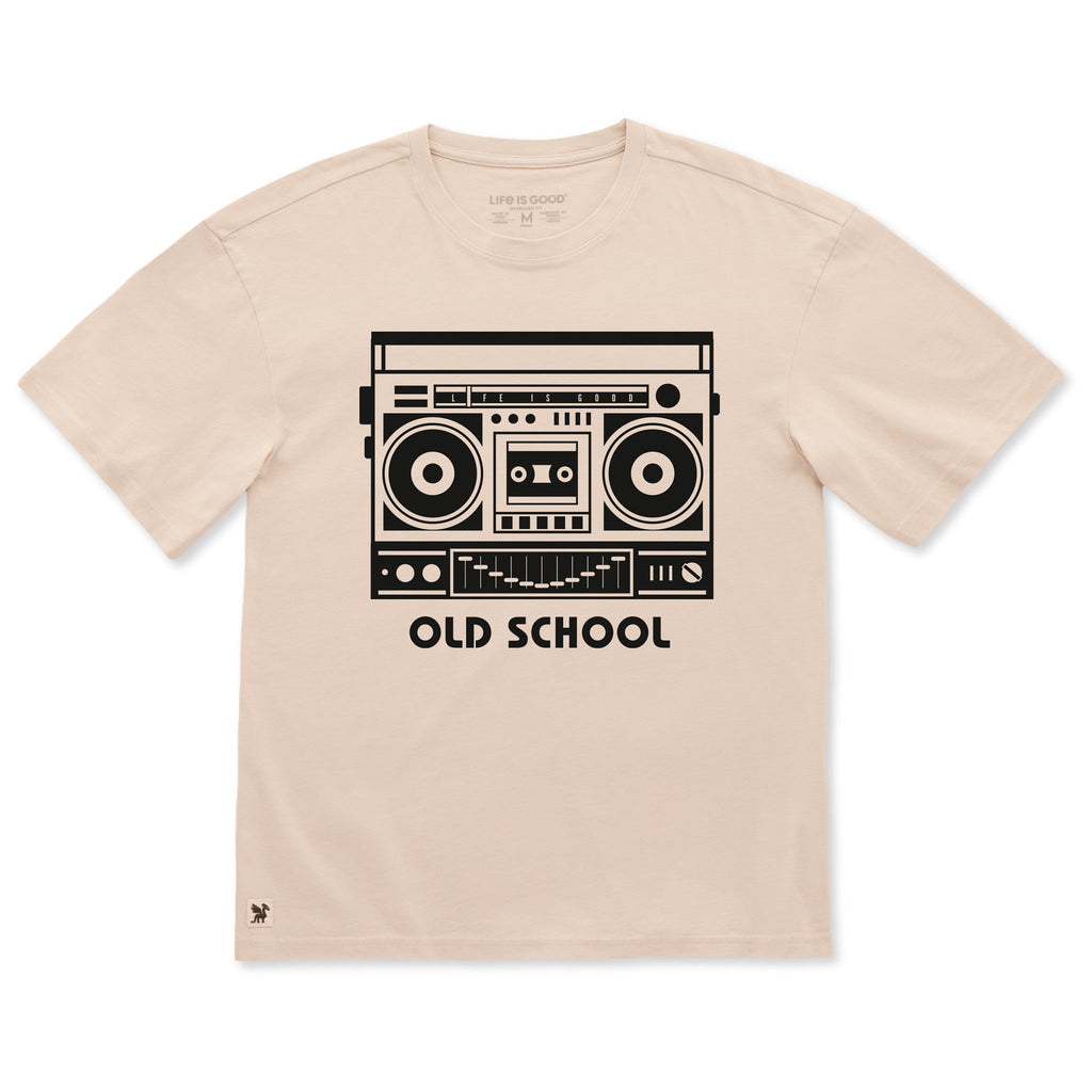 Men's Old School Boombox Short Sleeve Oversized Crusher Tee product image 1