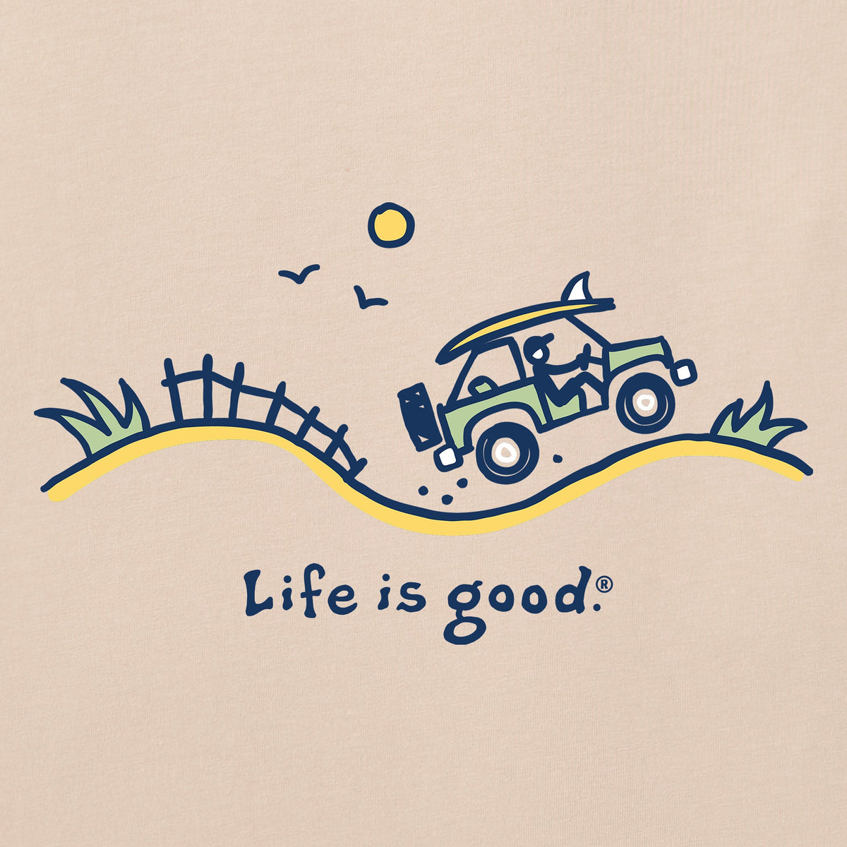 Men's Off-road Beach Short Sleeve Oversized Crusher Tee product image 2