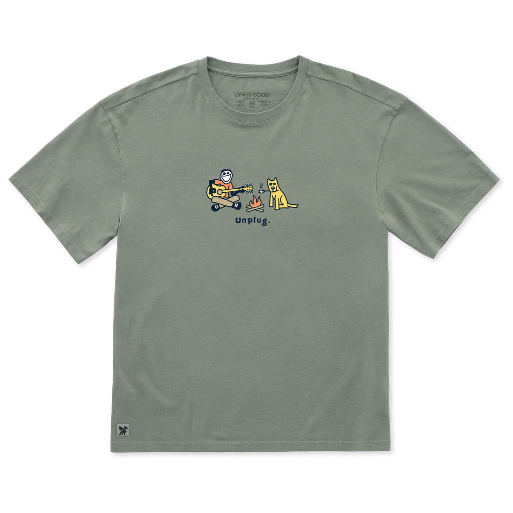 Men's Jake and Rocket Unplug Short Sleeve Oversized Crusher product image 3
