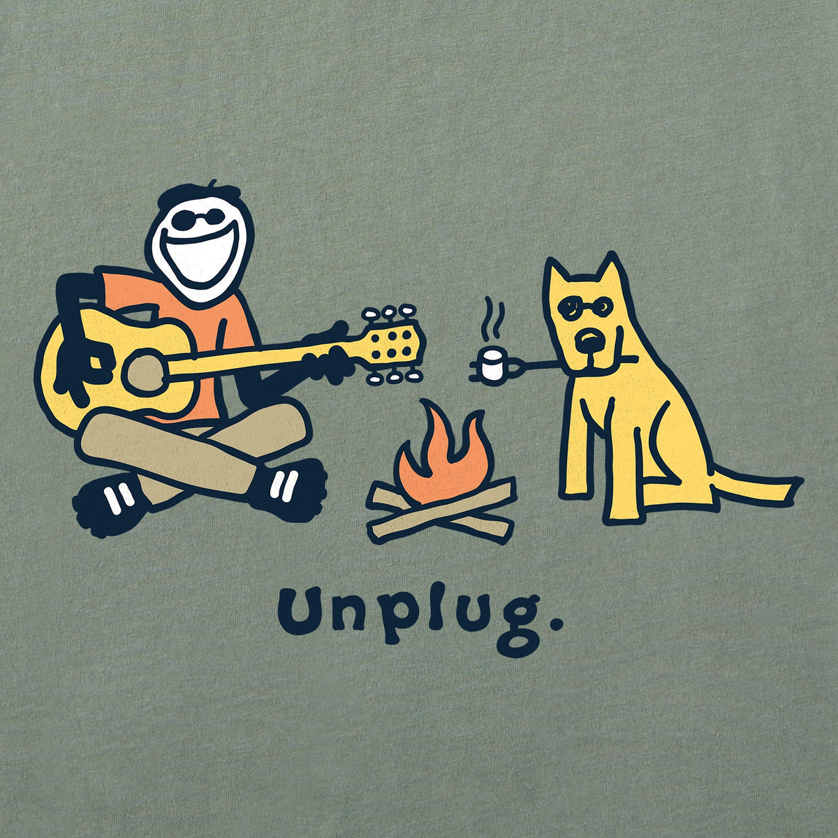 Men's Jake and Rocket Unplug Short Sleeve Oversized Crusher product image 4