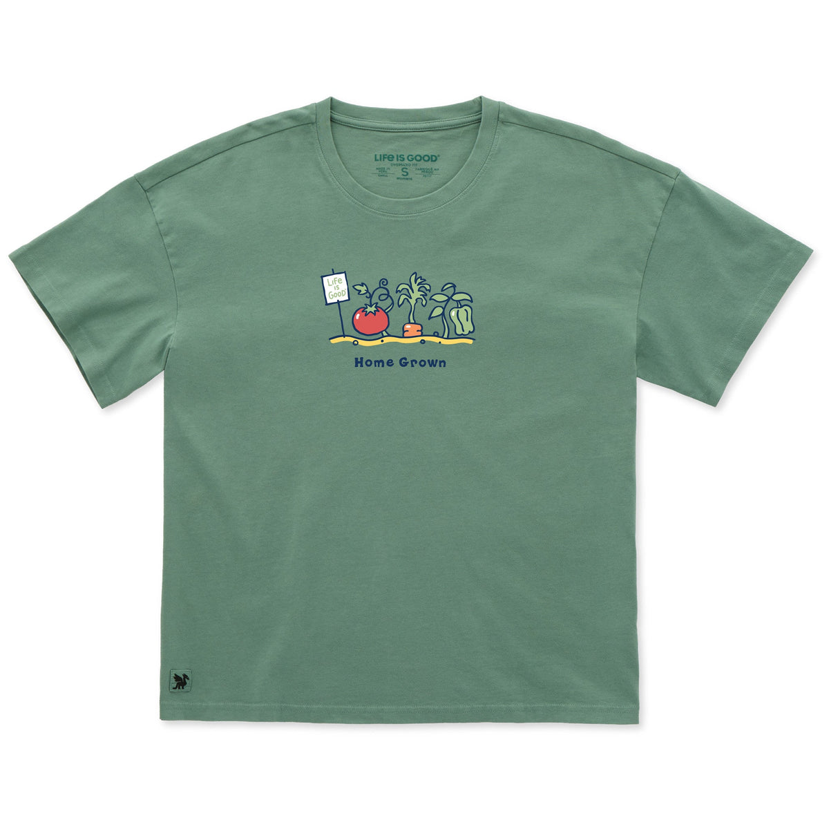 Women's Home Grown Veggies Short Sleeve Oversized Crusher product image 1