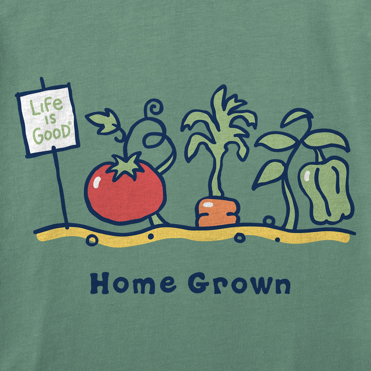Women's Home Grown Veggies Short Sleeve Oversized Crusher product image 2