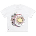 Women's Moon Flower Short Sleeve Oversized Crusher Tee product image 1