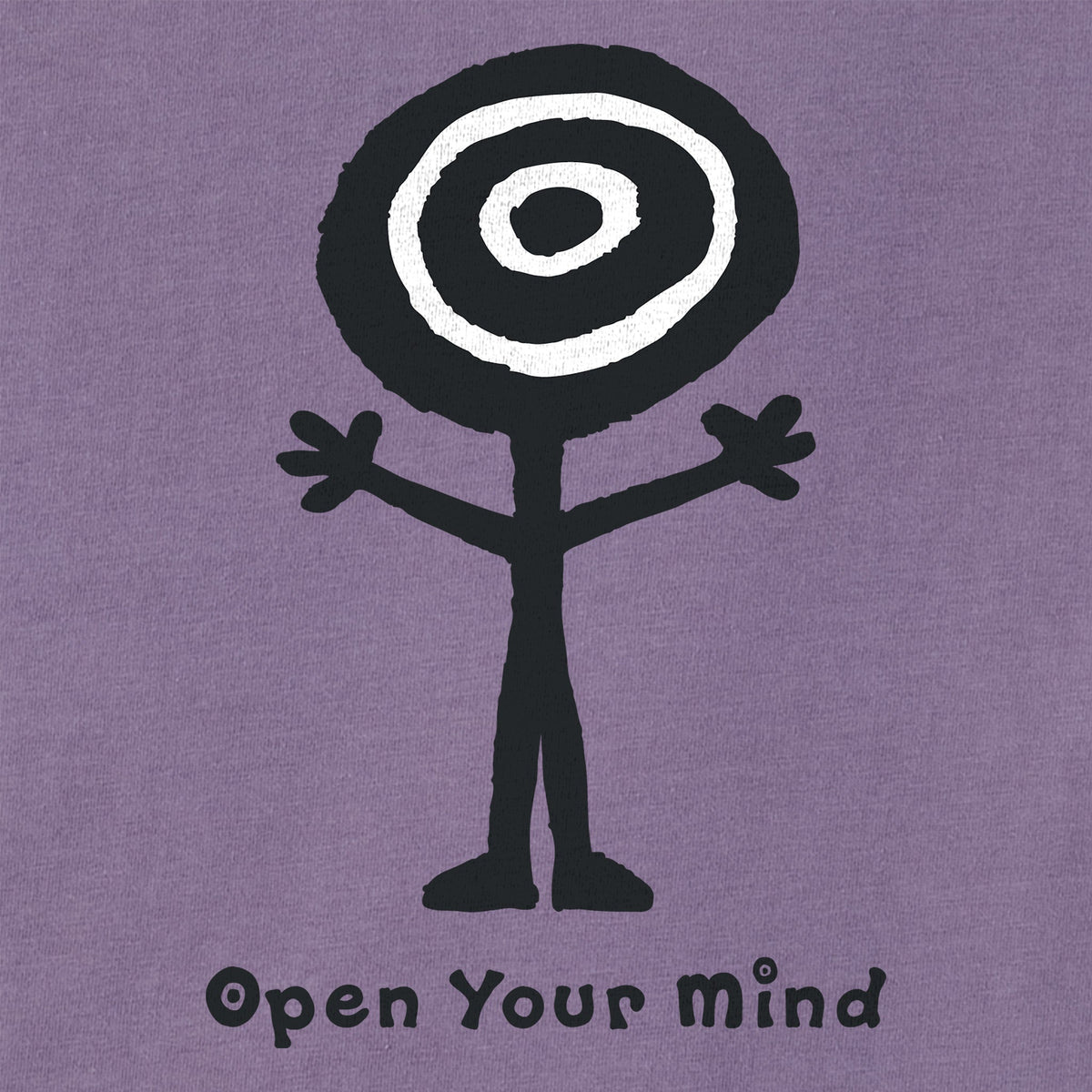 Women's Open Your Mind Short Sleeve Oversized Crusher Tee product image 2