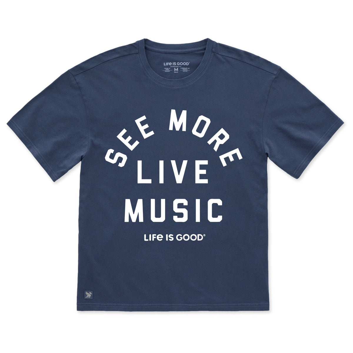 Men's See More Live Music Short Sleeve Oversized Crusher Tee product image 1