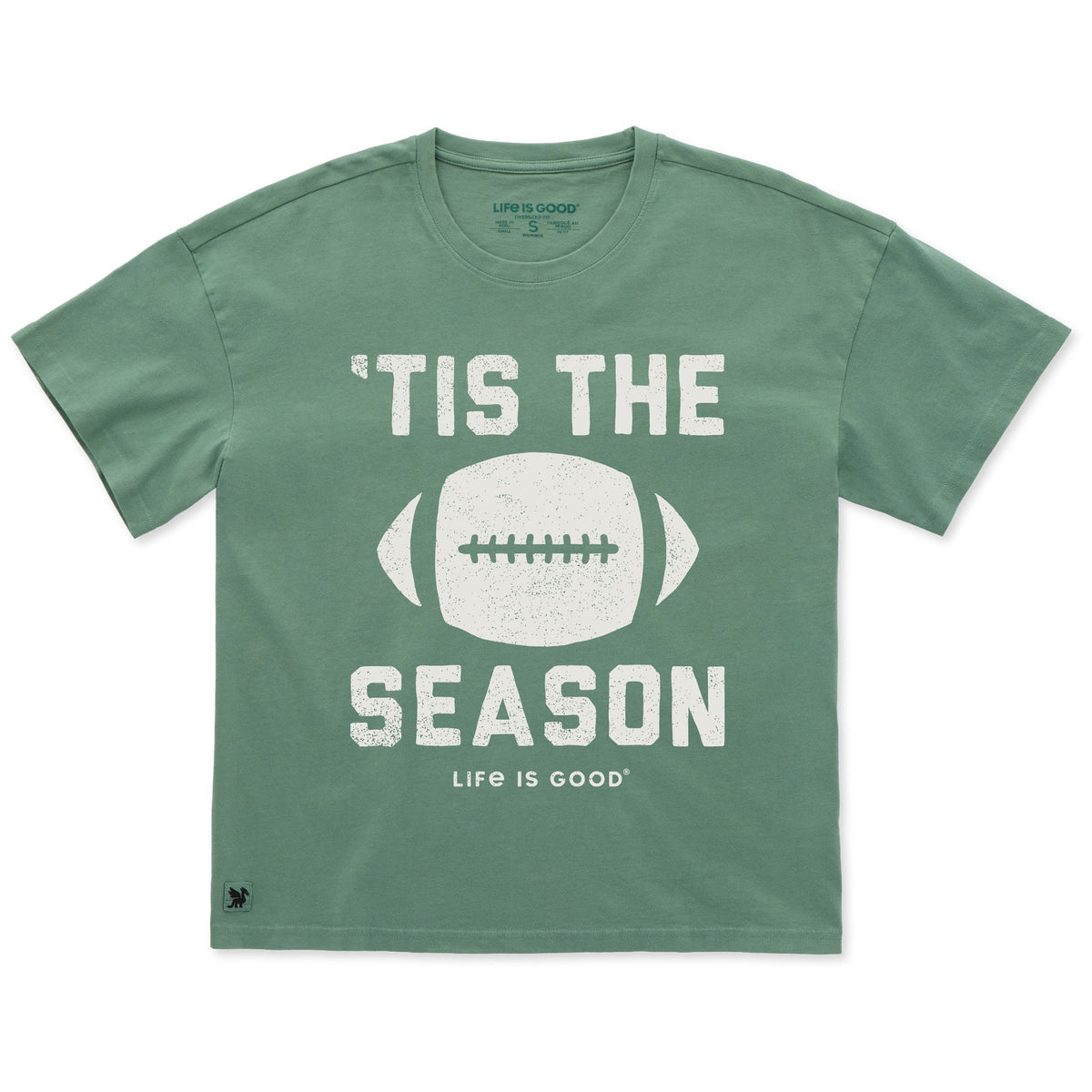 Women's Tis The Football Season Short Sleeve Oversized product image 3