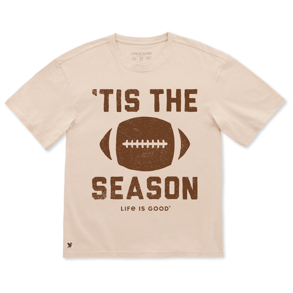 Men's Tis The Football Season Short Sleeve Oversized product image 1