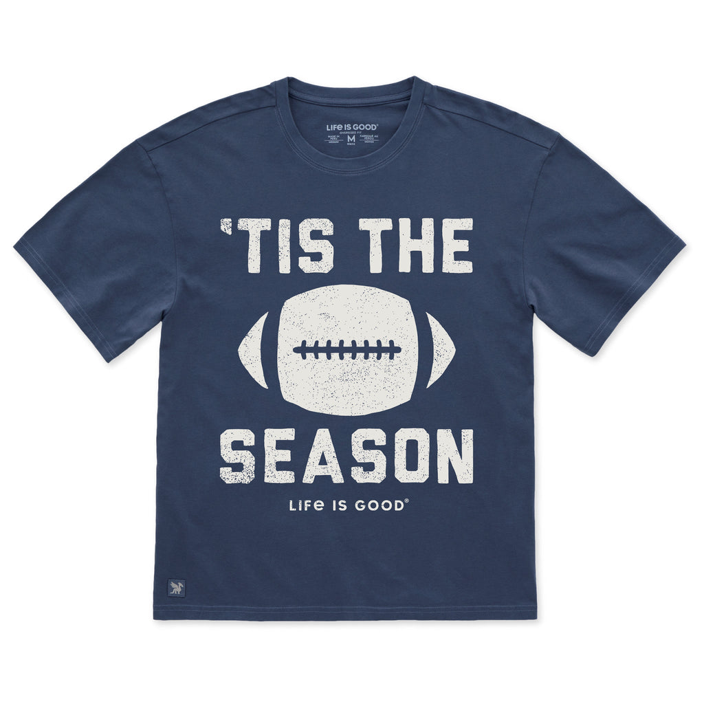 Men's Tis The Football Season Short Sleeve Oversized product image 3