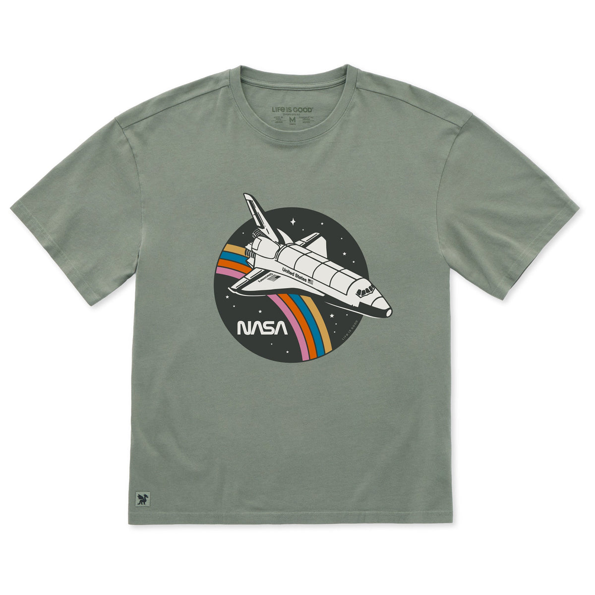 Men's NASA Rainbow Shuttle Short Sleeve Oversized Crusher product image 1