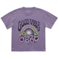 Women's Good Vibes Bloom Short Sleeve Oversized Crusher Tee product image 1