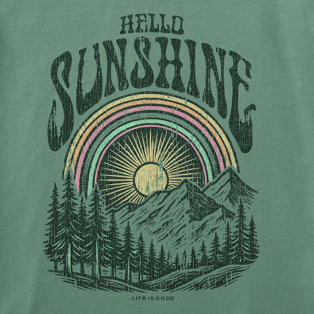 Women's Hello Sunshine Mountain Glow Short Sleeve Oversized product image 2