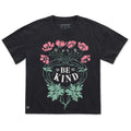 Women's Be Kind Flowers Short Sleeve Oversized Crusher Tee product image 1