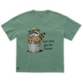 Women's Just Here for The Snacks Raccoon Short Sleeve product image 1