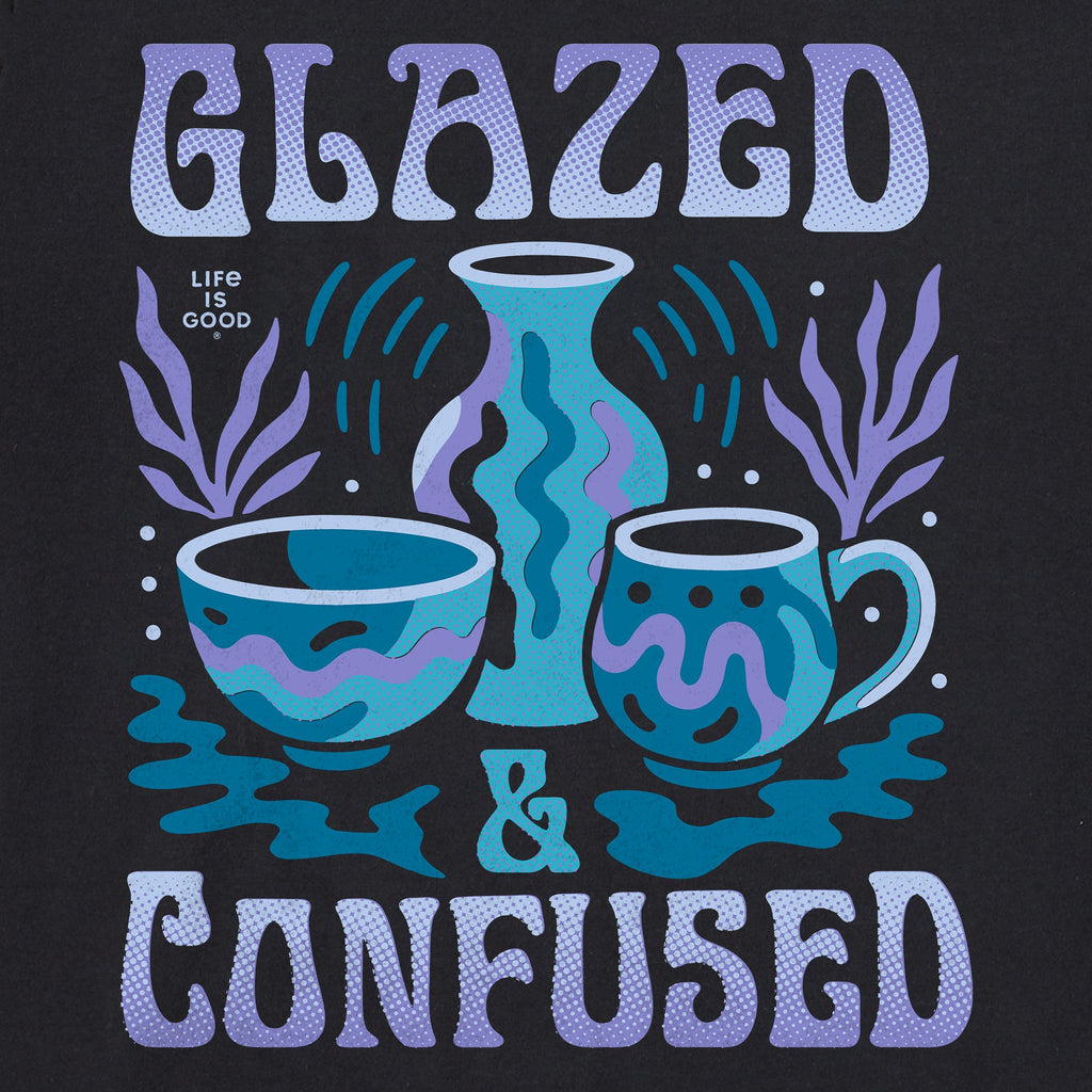 Women's Glazed and Confused Short Sleeve Oversized Crusher Tee