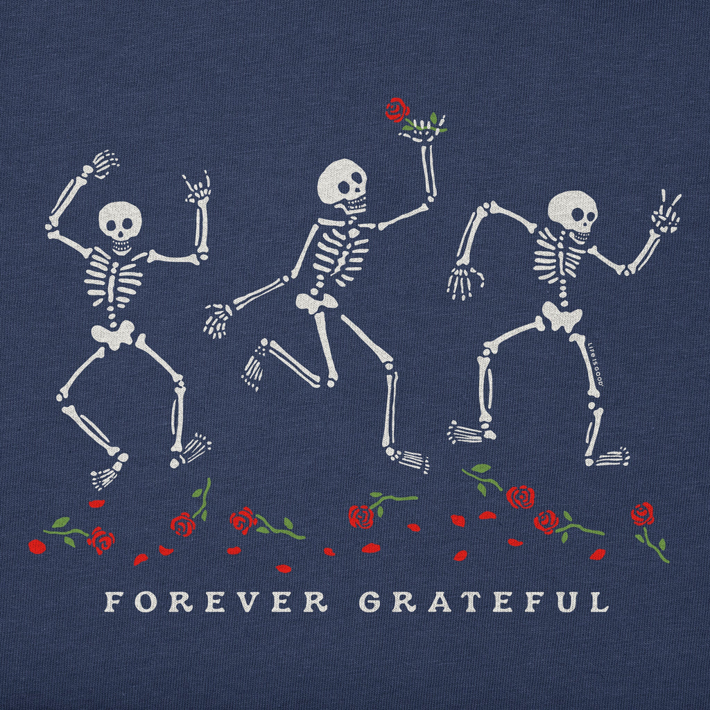 Men's Forever Grateful Dancing Skeletons Short Sleeve product image 2