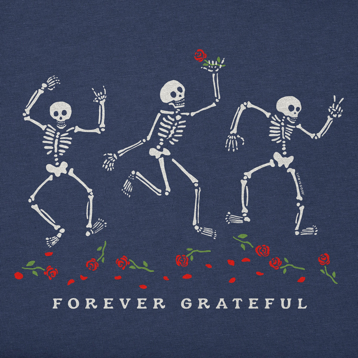 Men's Forever Grateful Dancing Skeletons Short Sleeve product image 2