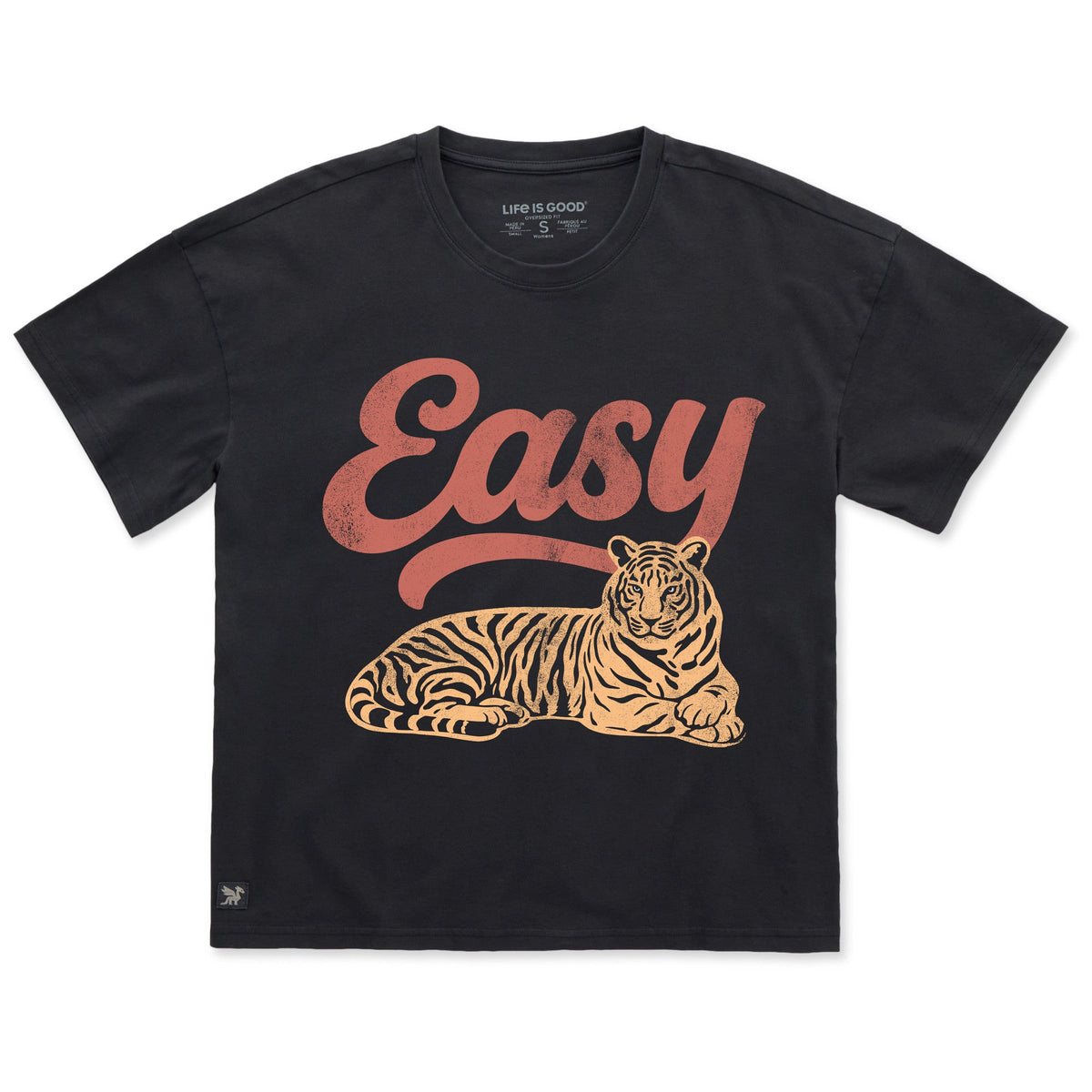 Women's Easy Tiger Short Sleeve Oversized Crusher Tee product image 1