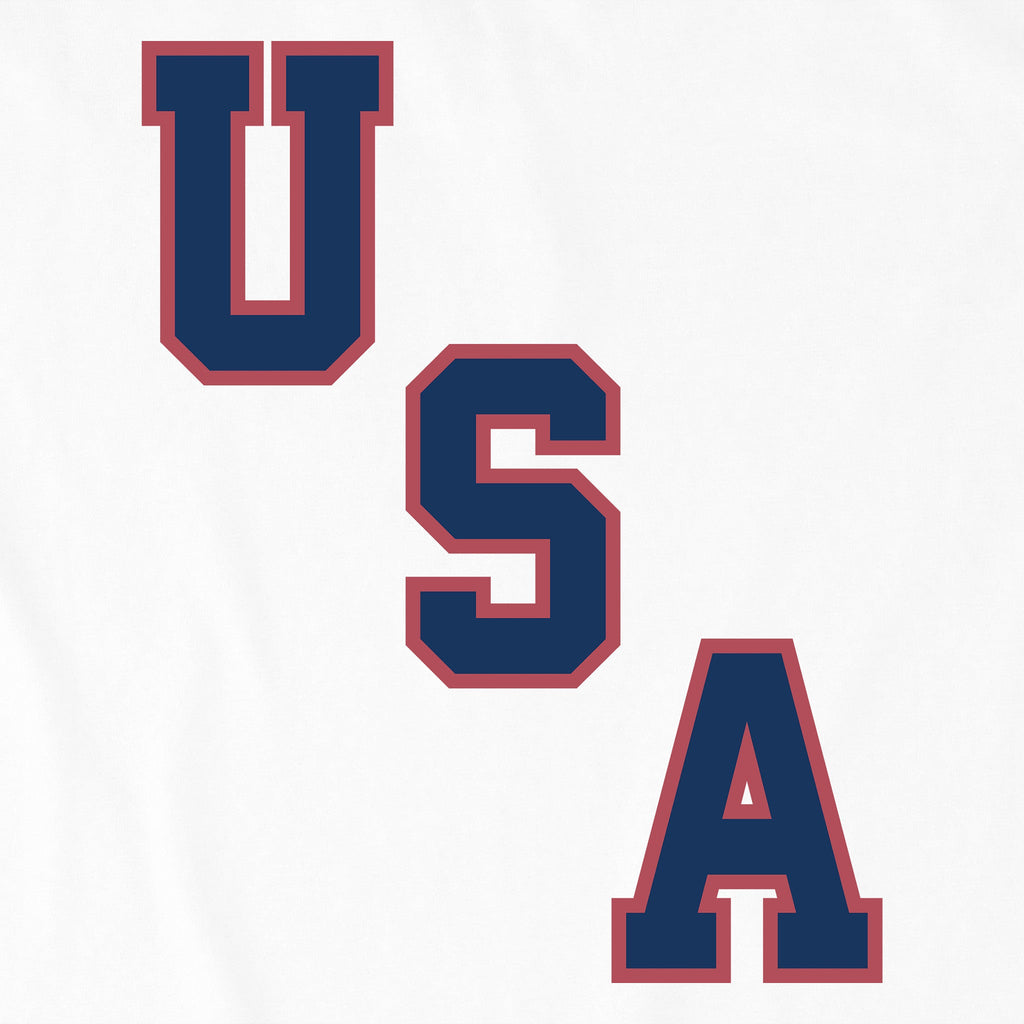Women's USA Diagonal Short Sleeve Oversized Crusher Tee product image 2