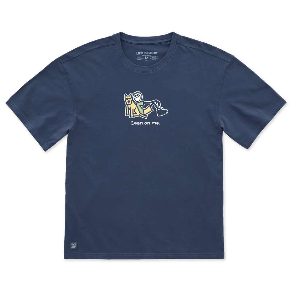 Men's jake and rocket lean on me Short Sleeve Oversized product image 1