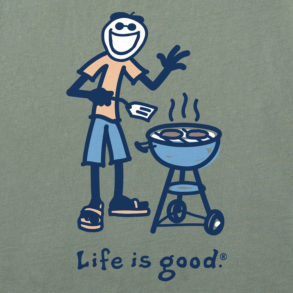 Men's Jake BBQ Short Sleeve Oversized Crusher Tee product image 2