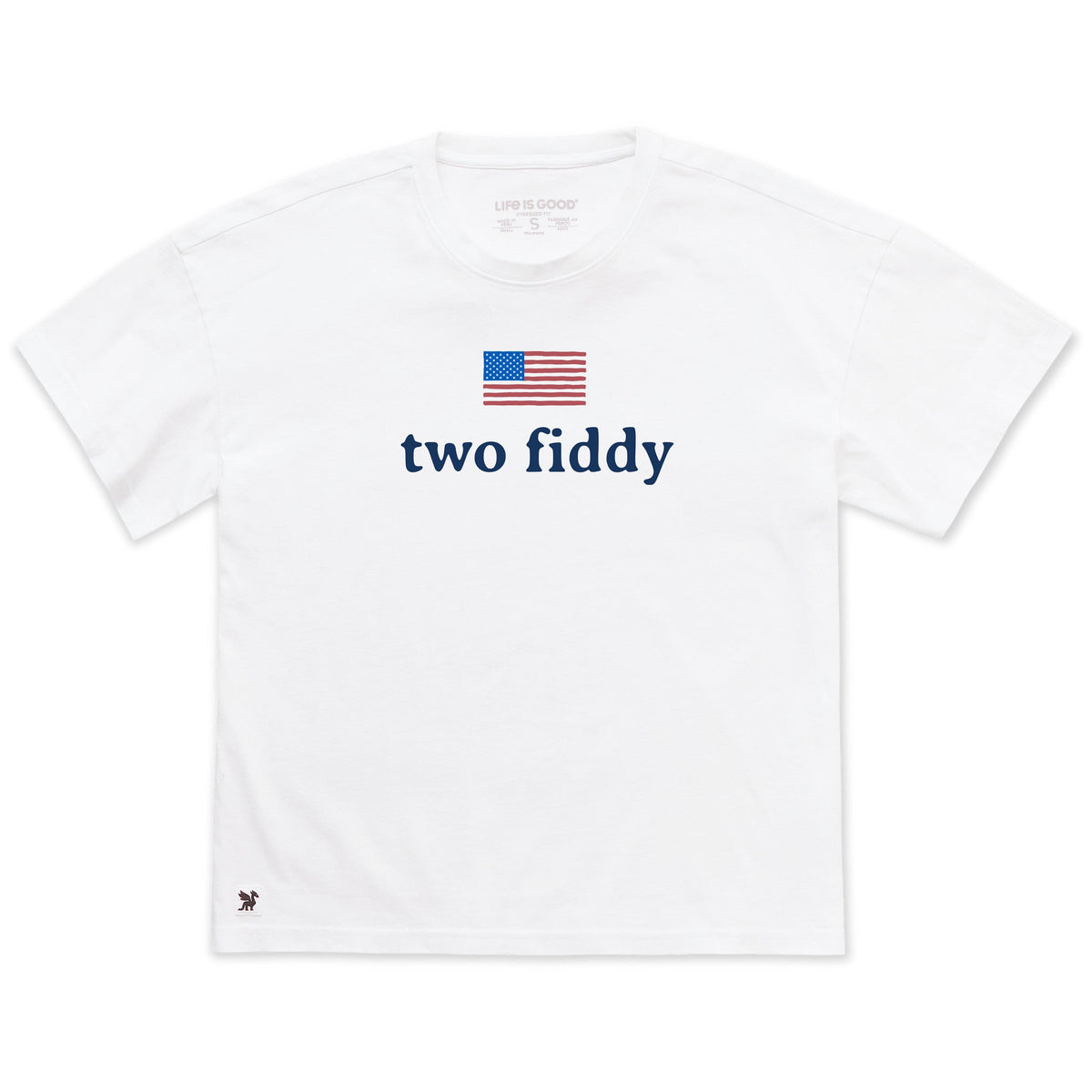 Women's Two Fiddy Short Sleeve Oversized Crusher Tee product image 1