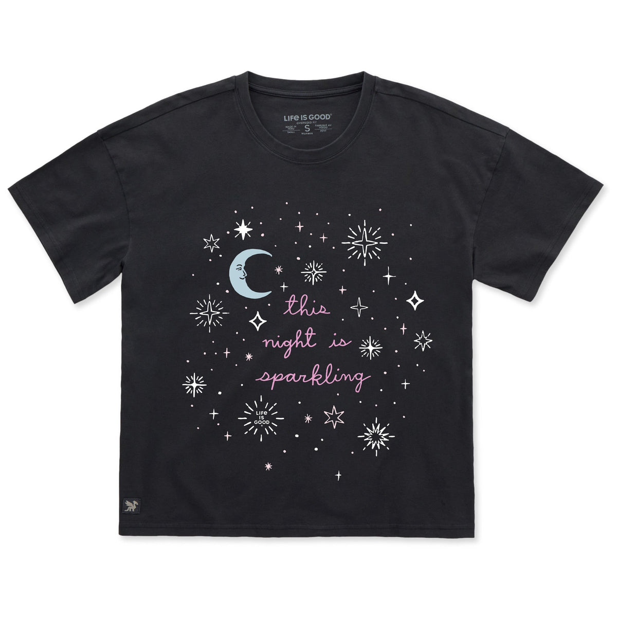 Women's This Night is Sparkling Short Sleeve Oversized product image 1