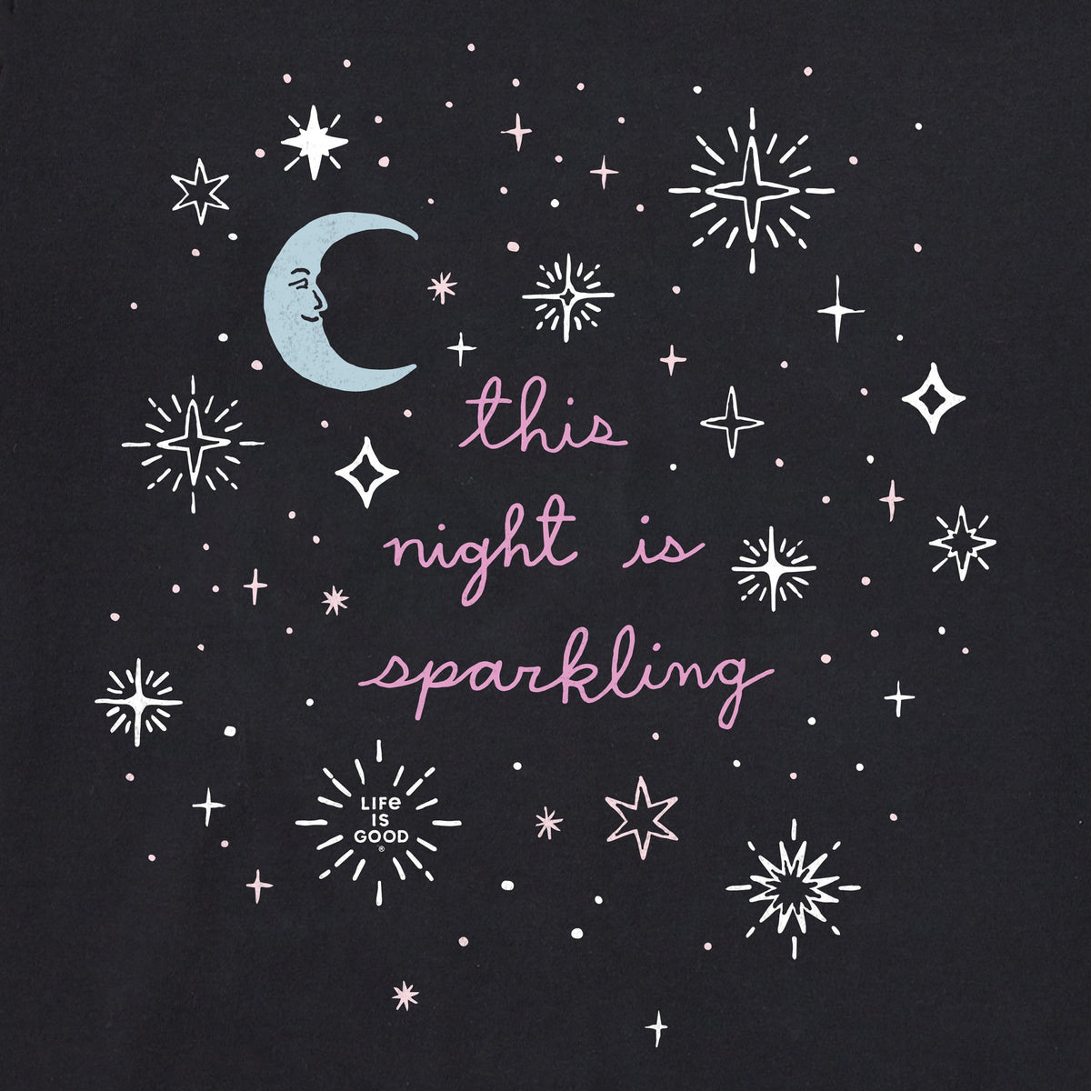 Women's This Night is Sparkling Short Sleeve Oversized product image 2
