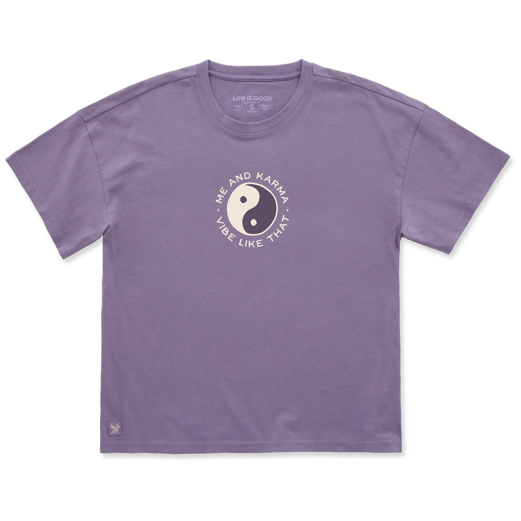 Women's Me and Karma Short Sleeve Oversized Crusher Tee product image 1