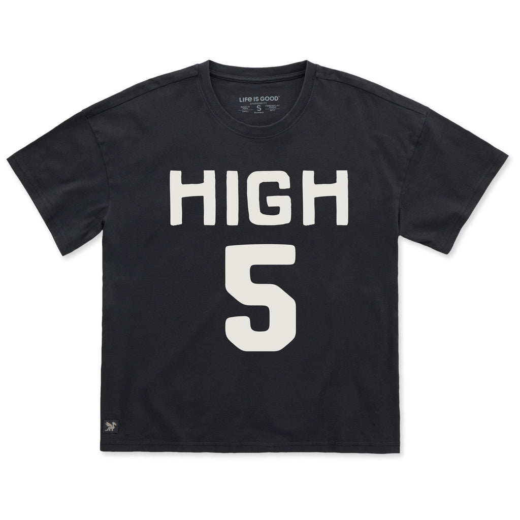 Women's High 5 Short Sleeve Oversized Crusher Tee product image 1