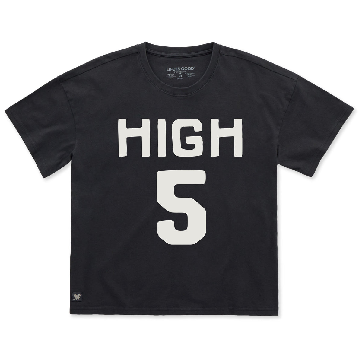 Women's High 5 Short Sleeve Oversized Crusher Tee product image 1
