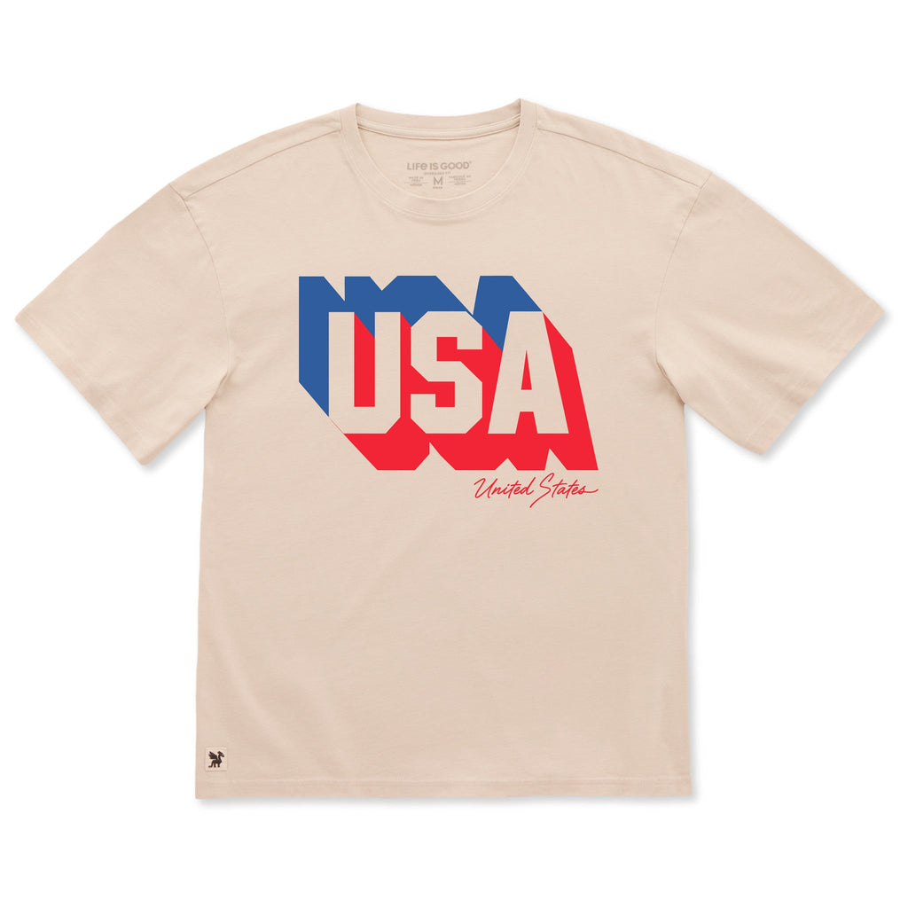 Men's USA Shadow Short Sleeve Oversized Crusher Tee product image 1
