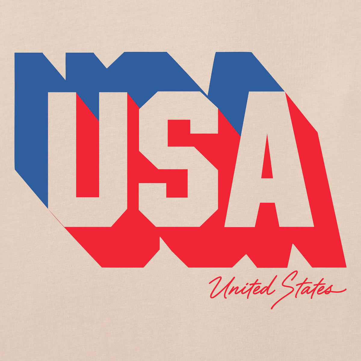 Men's USA Shadow Short Sleeve Oversized Crusher Tee product image 2