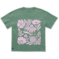 Women's Fall Florals Short Sleeve Oversized Crusher Tee product image 1
