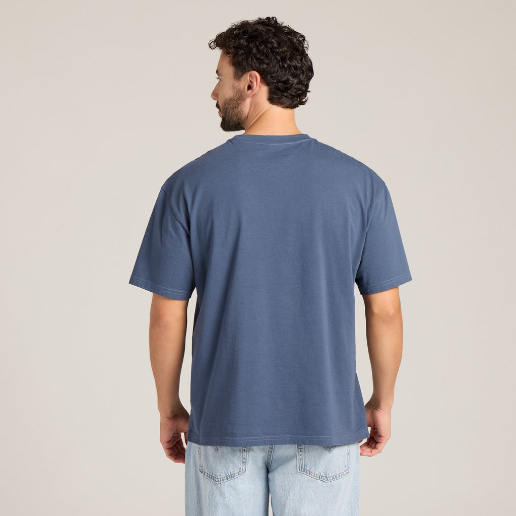 Men's Solid Short Sleeve Oversized Crusher Tee product image 2