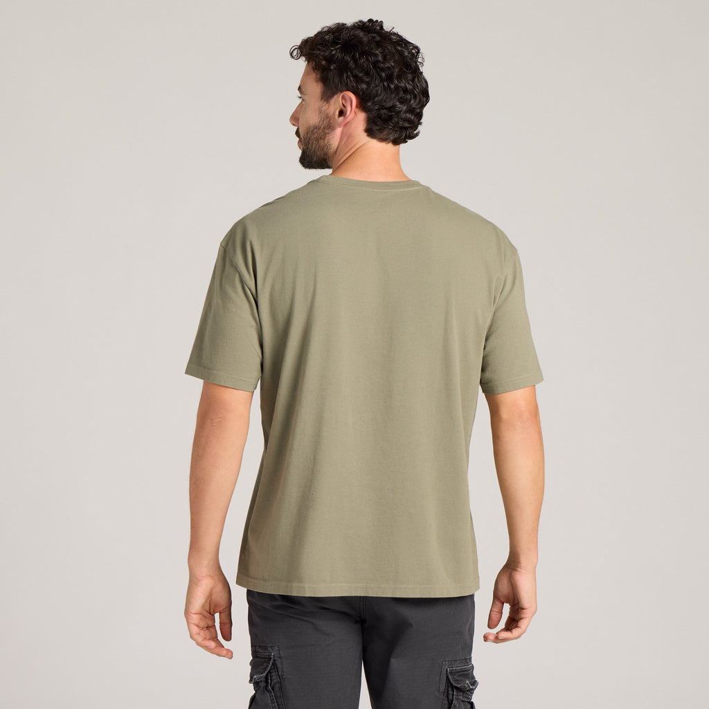 Men's Solid Short Sleeve Oversized Crusher Tee product image 6