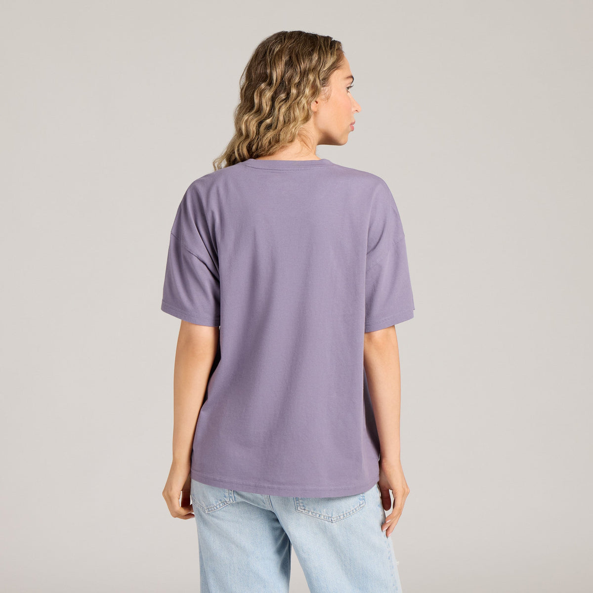 Women's Solid Short Sleeve Oversized Crusher Tee product image 10