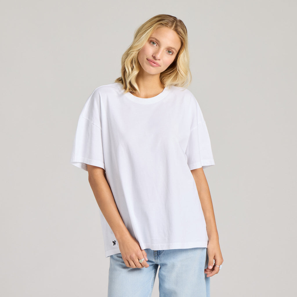 Women's Solid Short Sleeve Oversized Crusher Tee product image 13