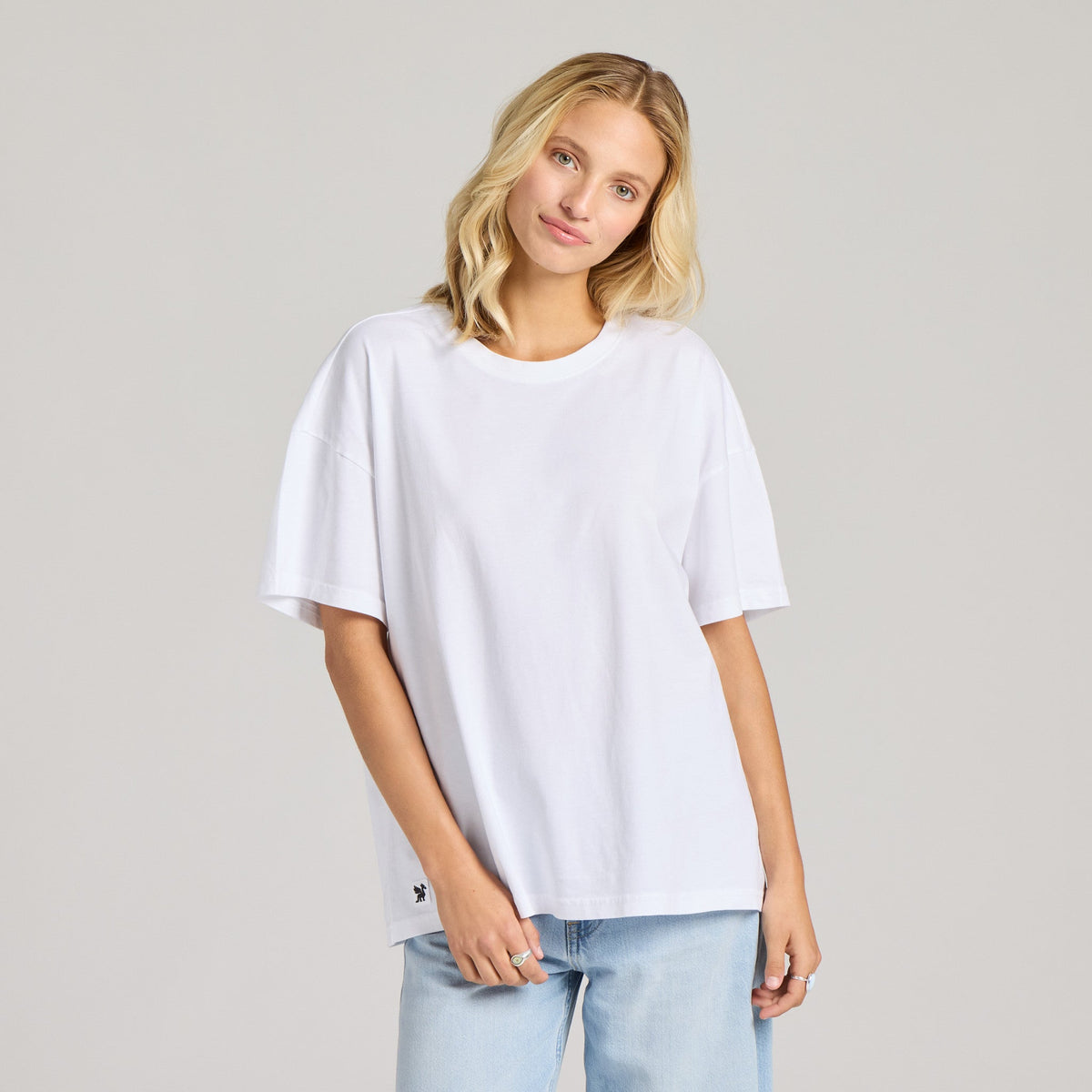 Women's Solid Short Sleeve Oversized Crusher Tee product image 13