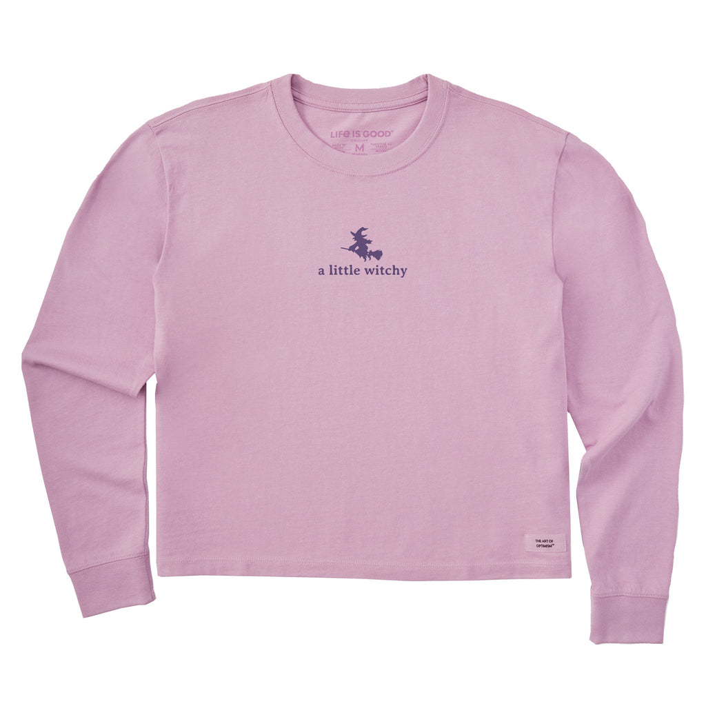 Women's A Little Witchy Long Sleeve Crusher Boxy Tee product image 1
