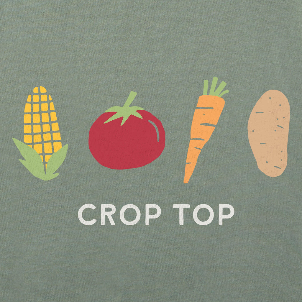 Women's Crop Top Long Sleeve Crusher Boxy Tee product image 4