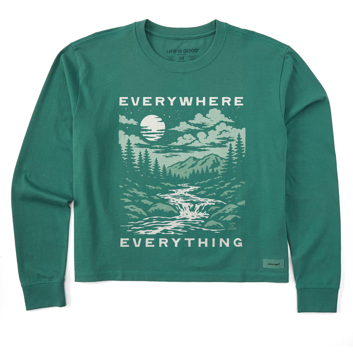 Women's Everywhere Everything Long Sleeve Crusher Boxy Tee product image 1